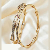 Tanish Art Jewellery Graceful Pota Stone Traditional Bangles Set