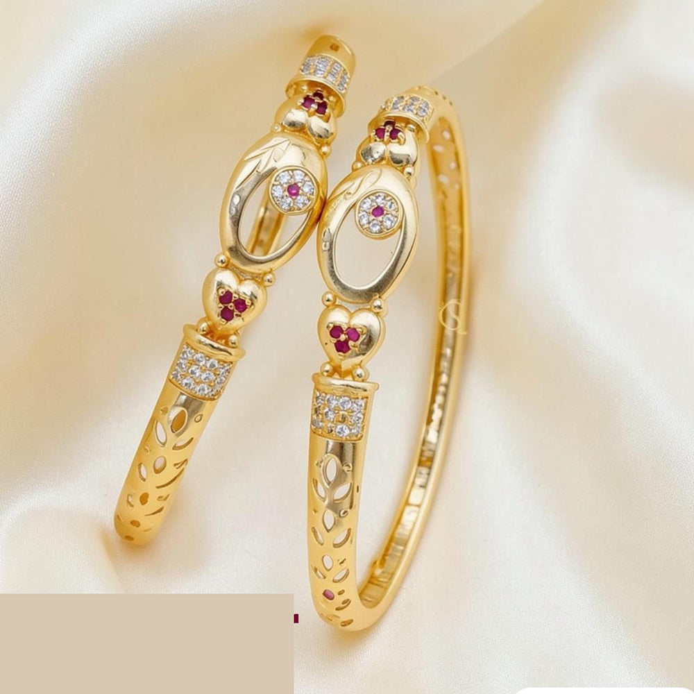 Tanish Art Jewellery Graceful Austrian Stone Bangles Set