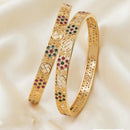 Tanish Art Jewellery Graceful Pota Stone Traditional Bangles Set
