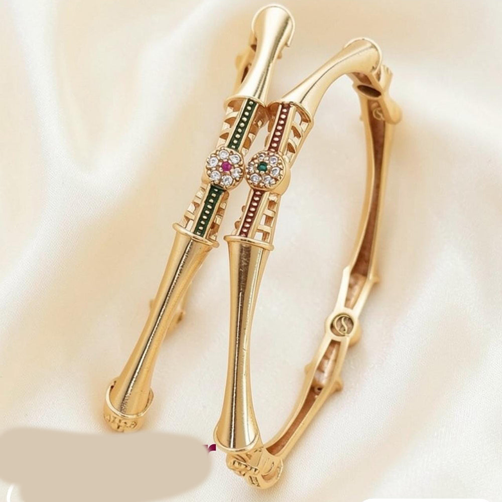 Tanish Art Jewellery Graceful Austrian Stone Bangles Set