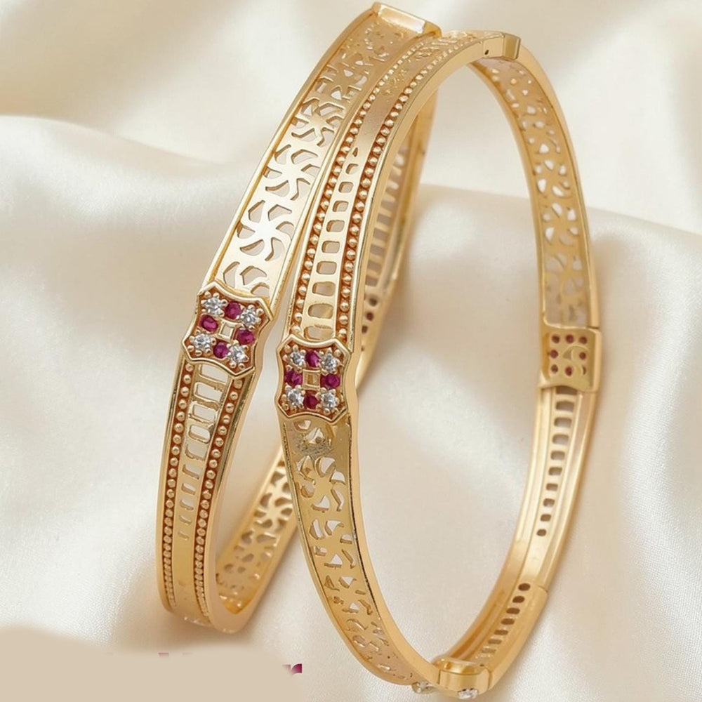 Tanish Art Jewellery Graceful Austrian Stone Bangles Set