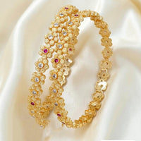Tanish Art Jewellery Graceful Austrian Stone Bangles Set
