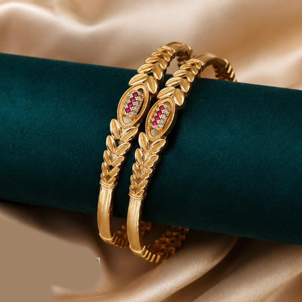 Tanish Art Jewellery Graceful Austrian Stone Bangles Set