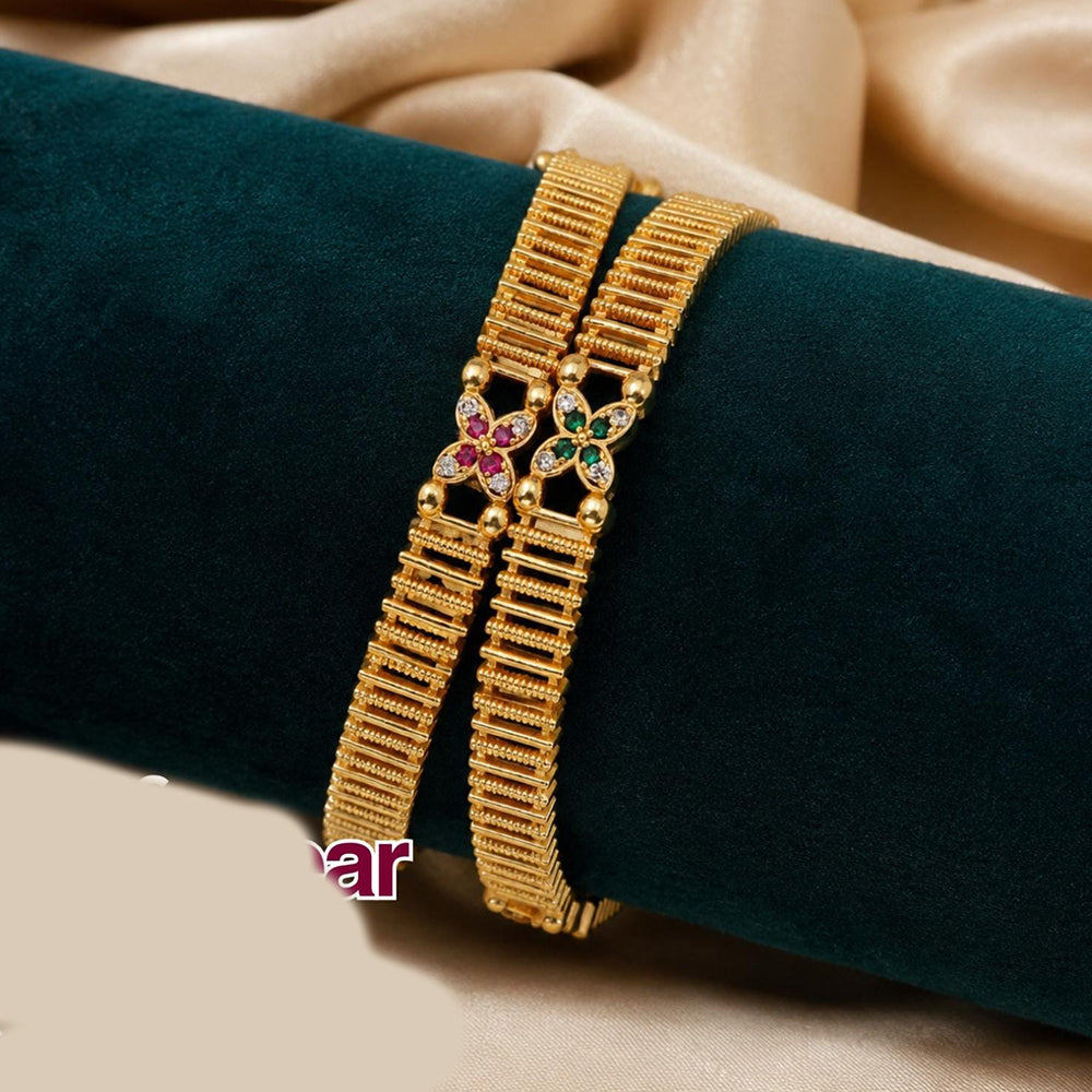 Tanish Art Jewellery Graceful Austrian Stone Bangles Set