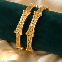 Tanish Art Jewellery Graceful Austrian Stone Bangles Set