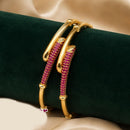 Tanish Art Jewellery Graceful Austrian Stone Bangles Set