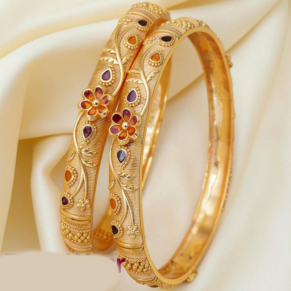 Tanish Art Jewellery Luxury Meenakari Bangles Set