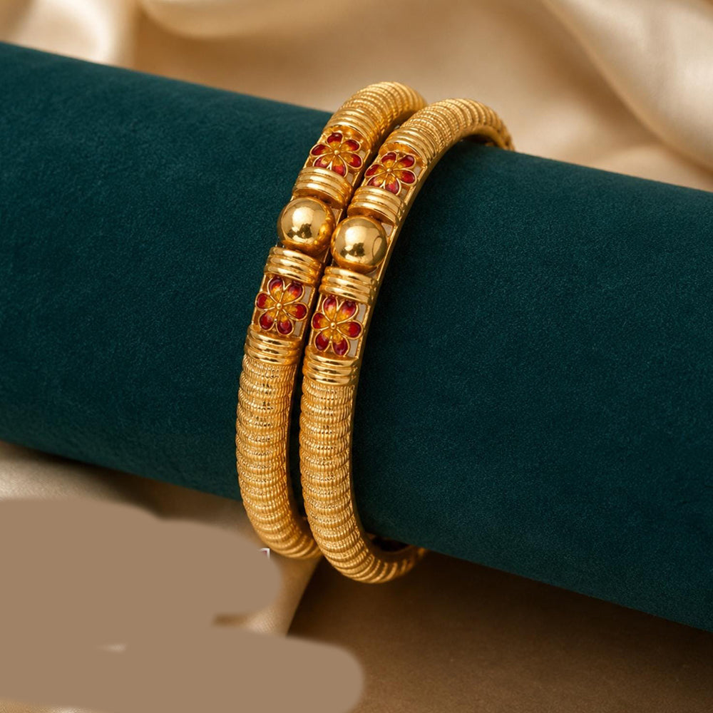 Tanish Art Jewellery Luxury Meenakari Bangles Set