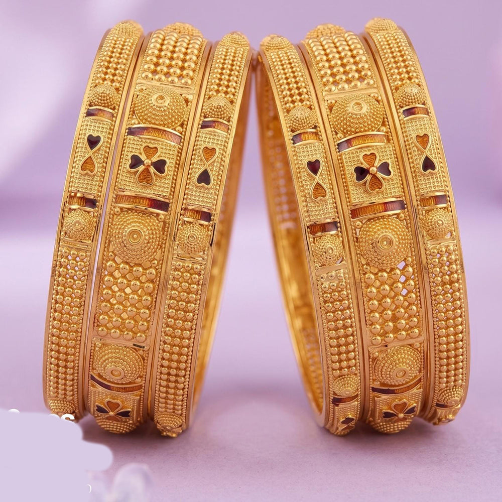 Tanish Art Jewellery Luxury Meenakari Bangles Set