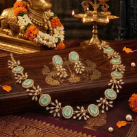 Tanish Art Jewellery Designer American Daimond Necklace Set