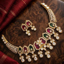 Tanish Art Jewellery Designer American Daimond Necklace Set