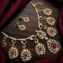 Tanish Art Jewellery Designer American Daimond Necklace Set