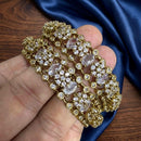 Tanish Art Jewellery Graceful American Daimond Bangles Set