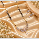 Tanish Art Jewellery Elegant Austrian Stone And Beads Mangalsutra Set