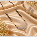 Tanish Art Jewellery Elegant Austrian Stone And Beads Mangalsutra Set