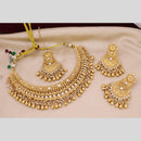 Tanish Art Jewellery Traditional Pota Stone And Beads Choker Necklace Set