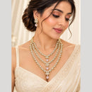 Tanish Art Jewellery Bridal Look American Daimond Necklace Set