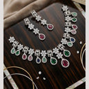Tanish Art Jewellery Graceful American Diamond Necklace Choker Set