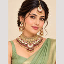Tanish Art Jewellery Polki Kundan And Meenakari Necklace Choker Set