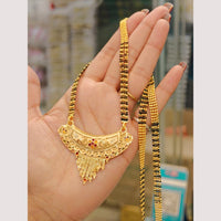 ZF Collection Traditional Meenakari Black Beads Mangalsutra