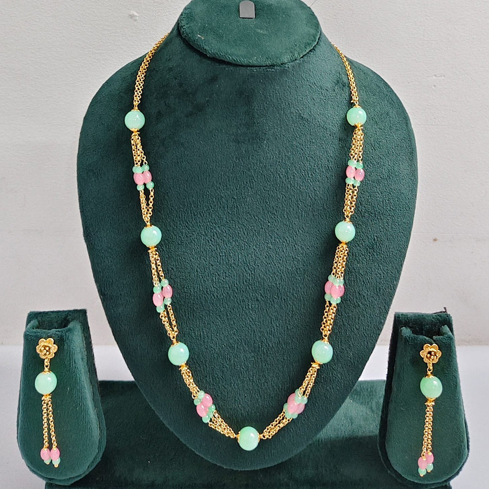 ZF Collection Traditional Beads Long Necklace Set