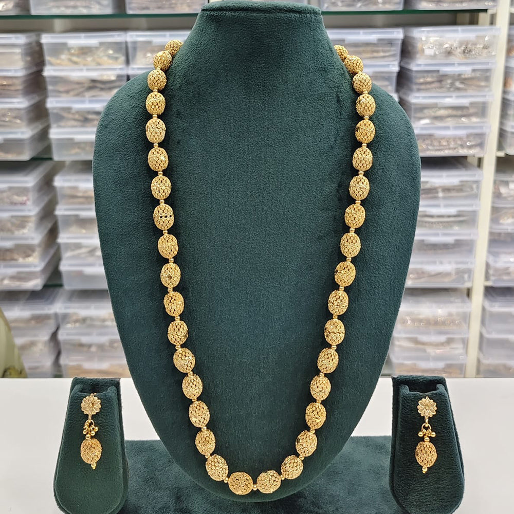 ZF Collection Traditional Beads Long Necklace Set 