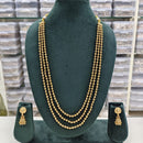 ZF Collection Traditional Beads Multi Layer Long Necklace Set 