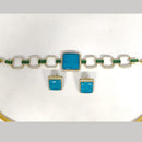 ZF Collection Royal Pota Stone Choker Necklace Set