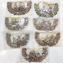 ZF Collection Glamorous Crystal Stone And Pearl Necklace Set