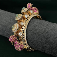 ZF Collection Designer Polki Kundan Stone Bracelet