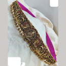 Ridhi Art Jewellery Ethnic Pota Stones And Pearl Temple Waist Belt Jewellery