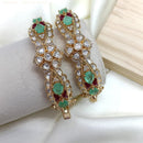 Ridhi Art Jewellery Royal Polki Kundan Stone Openable Bangles Set