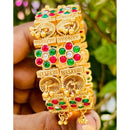 Royal Art Premium Finish Pota Stone Festive Bangles Set
