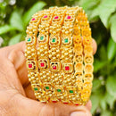 Royal Art Premium Finish Pota Stone Festive Bangles Set