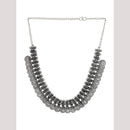 Viraasi Vintage Oxidised Plated Pearl Necklace