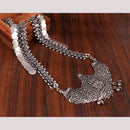 Viraasi Vintage Oxidised Plated Pearl Necklace