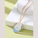 Viraasi Cute Enamel Chain Pendant for Girls