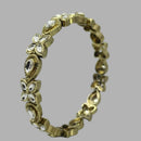 Amity Arts Mehndi Plated Mirror Bangle (2 Piece)