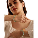 Amity Arts Mehndi Plated Mirror Bangle (2 Piece)