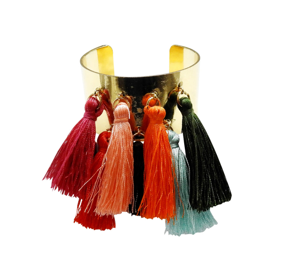 Urthn Multi Color Thread Stylish Free Size Kada (Pack Of 6)