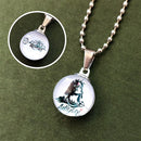 Urthn Adiyogi Lord Shiva Glass Pendant with Chain (Pack Of 6)