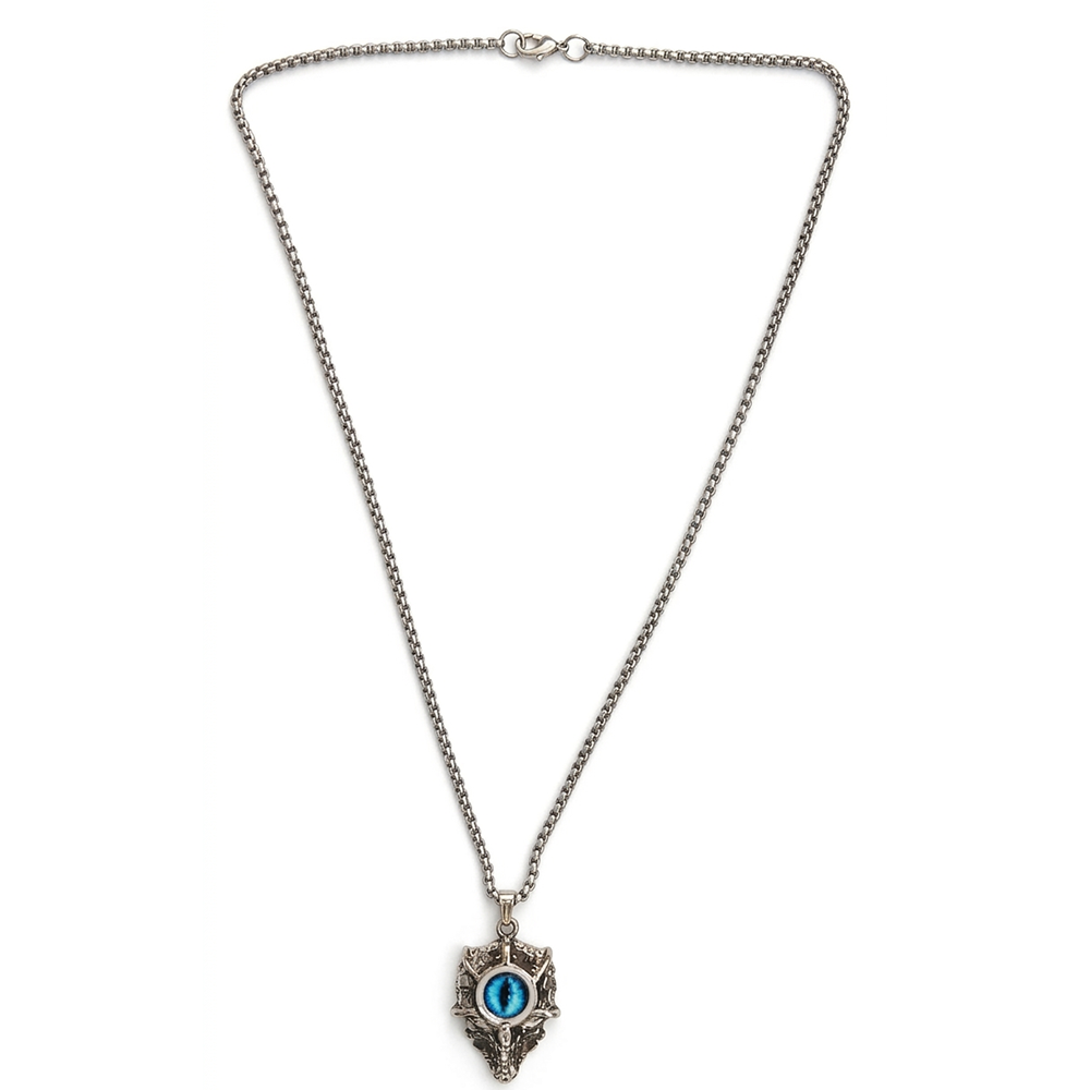 Urthn Mystic Dragon Eye Amulet Chain pendant for Mens(Pack of 6)