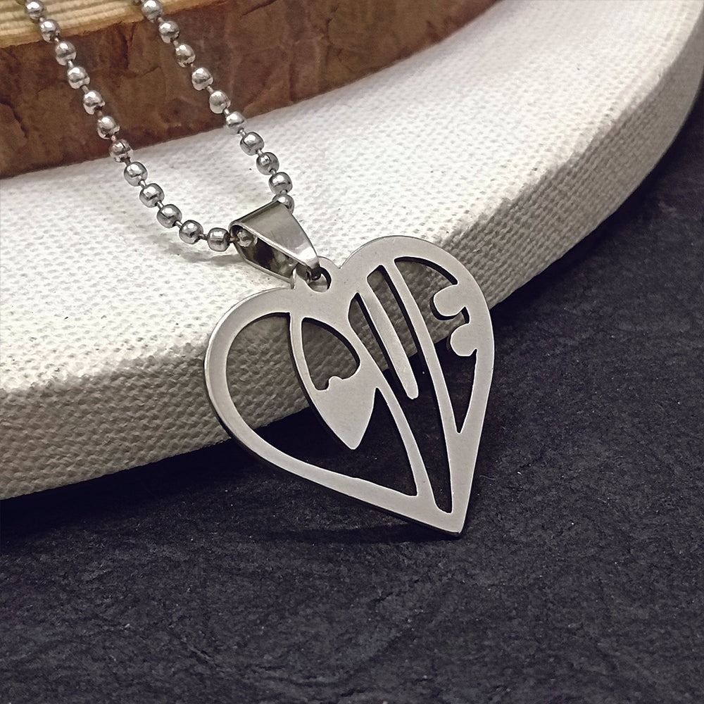 Urthn Heart Shaped Love Chain Pendant (Pack Of 6)