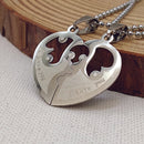 Urthn Heart Shape " I LOVE YOU " Chain Pendant- 1404878 (Pack Of 6)