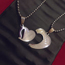 Urthn Heart Shape " I  LOVE YOU " Chain Pendant- 1404889 (Pack Of 6)