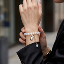 Urthn Gold Plated Beads Stylish Bracelets (Assorted Design)(Pack of 12)