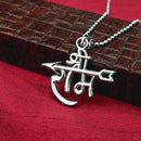 Urthn " Shree Ram " Silver Chain Pendant
