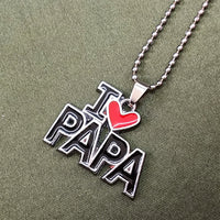 Urthn " I Love Papa " Chain Pendant For Men (Pack Of 6)