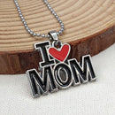 Urthn " I Love Mom " Chain Pendant (Pack Of 6)