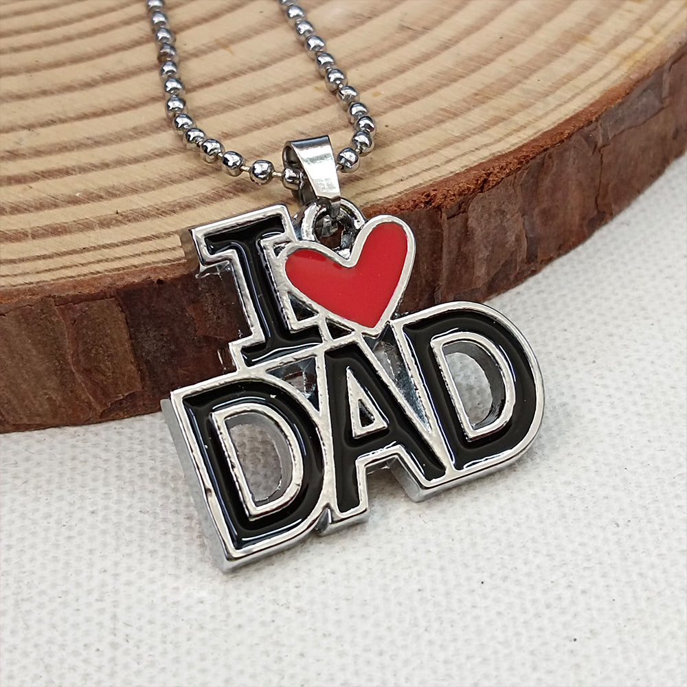 Urthn " I Love Dad" Chain Pendant